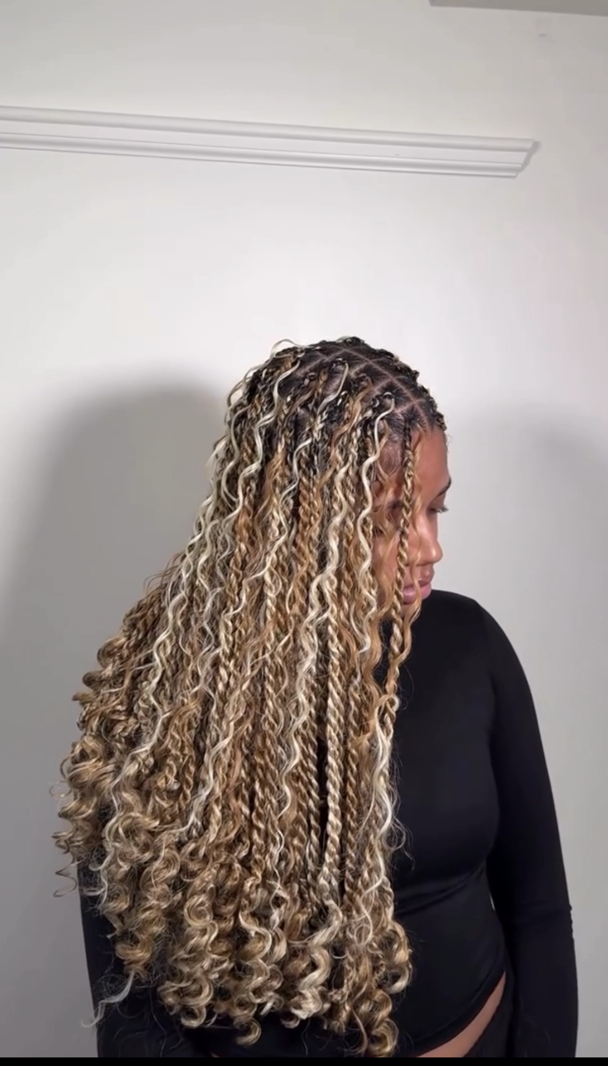 Medium Twist Boho Braids